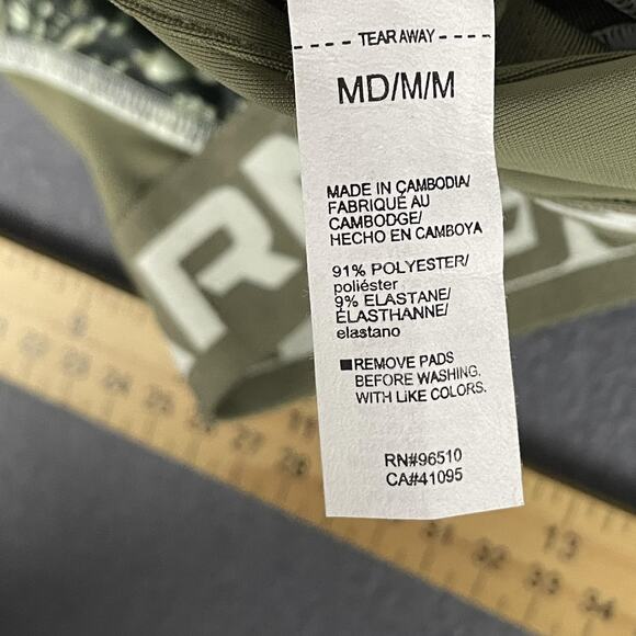 Under Armour Sports Bra Womens Medium Green Camo DFO Crossback Mid Printed - Picture 13 of 13